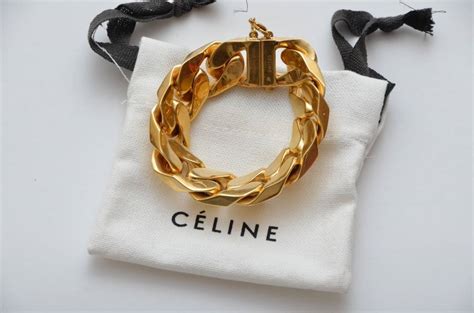 celine bracelet gold|celine bracelet size chart.